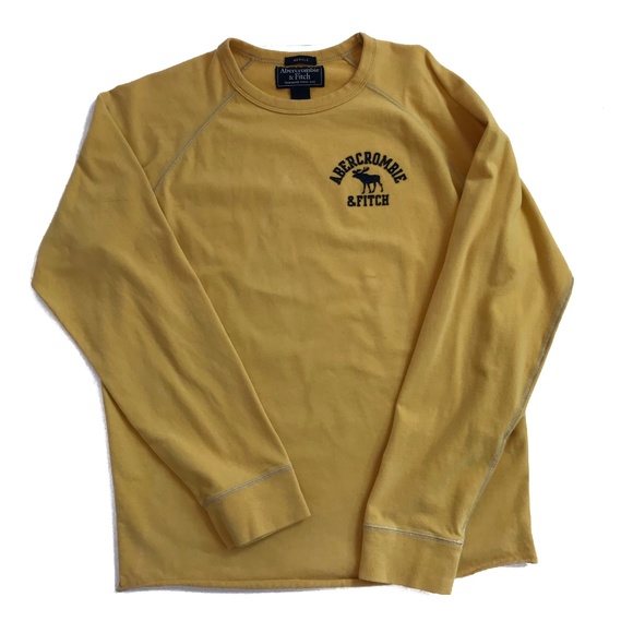 Abercrombie & Fitch Other - ABERCROMBIE & FITCH Mens Muscle Yellow Shirt Sz XL
